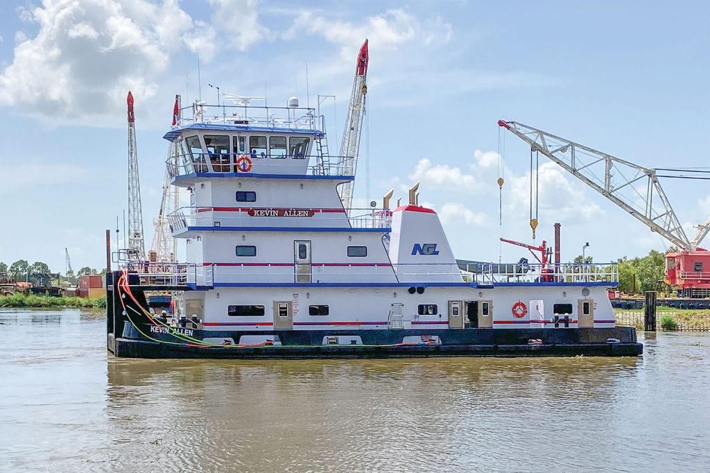 The Kevin Allen, built for NGL Marine by Main Iron Works. (Photo courtesy of NGL Marine)