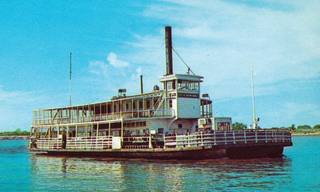 The City Of Baton Rouge during one of its many daily crossings. (Keith Norrington collection)