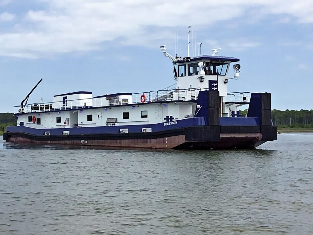 The mv. Billie Ruth was delivered in April. Both vessels are 3,600 hp. and have retractable pilothouses.