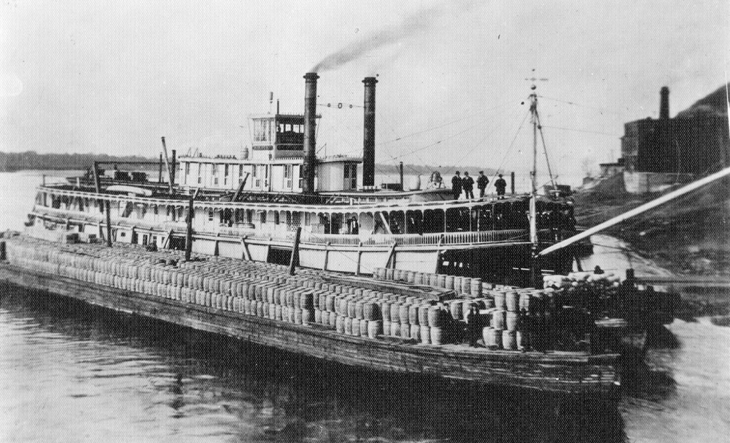 Apple-Hauling Time On The River