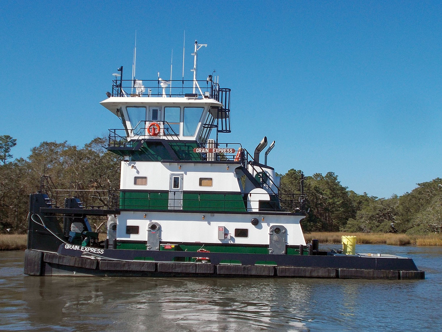 The Grain Express is the second of four towboats Master Marine is building for Plimsoll Marine.