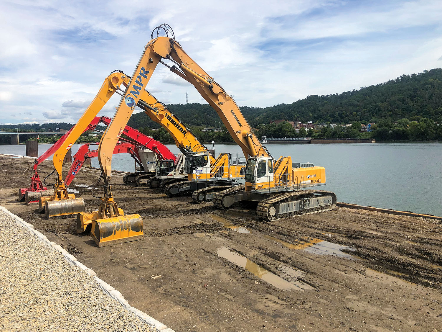 A 2019 equipment and harbor expansion at MPR Supply Chain Solutions included extending the dock to 850 feet for additional unloading capacity. (Photo courtesy of MPR Supply Chain Solutions)