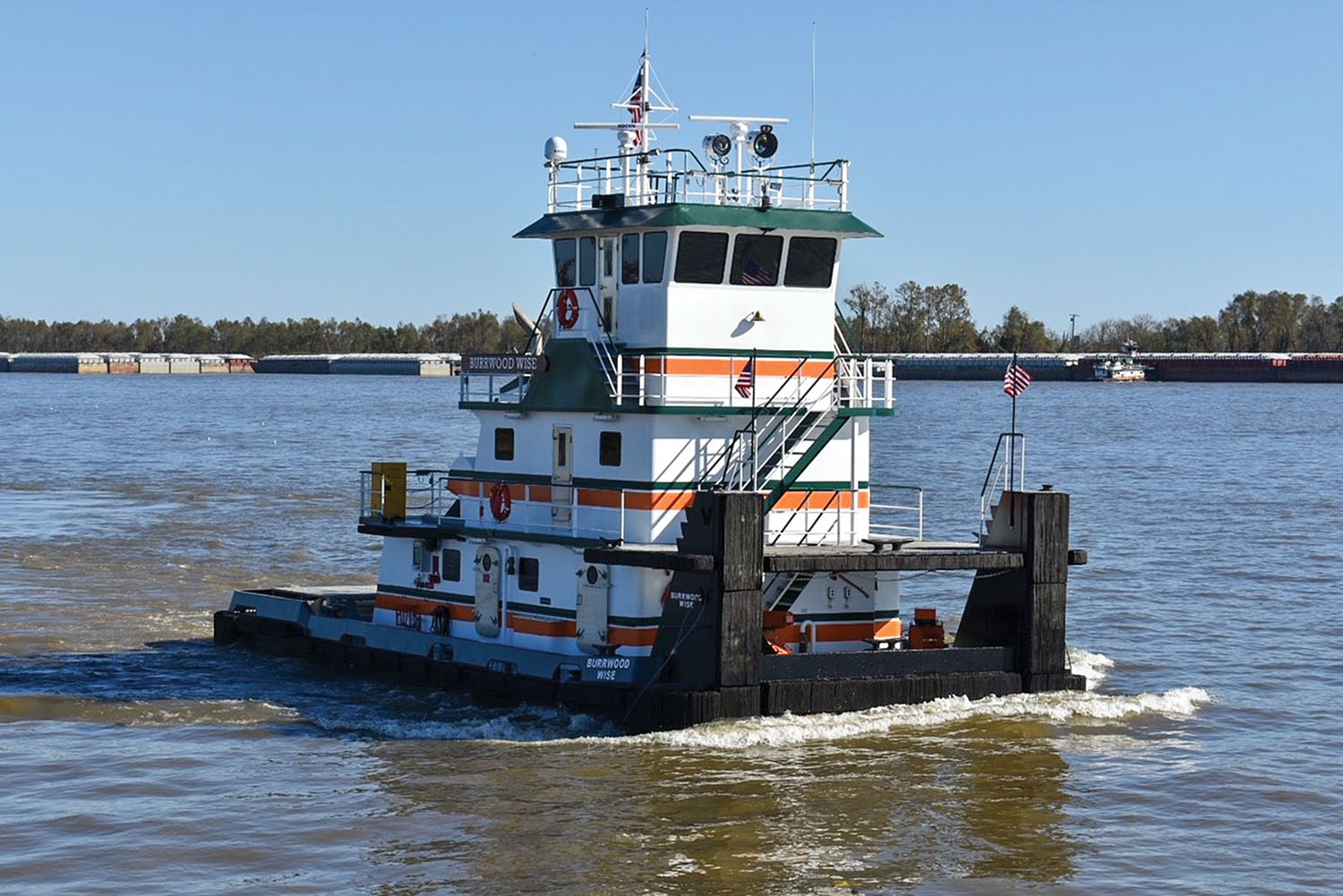 The mv. Burrwood Wise draws its name from the town of Burrwood, La., hometown of Dan Wise, Gnots Reserve Inc.’s president and owner.