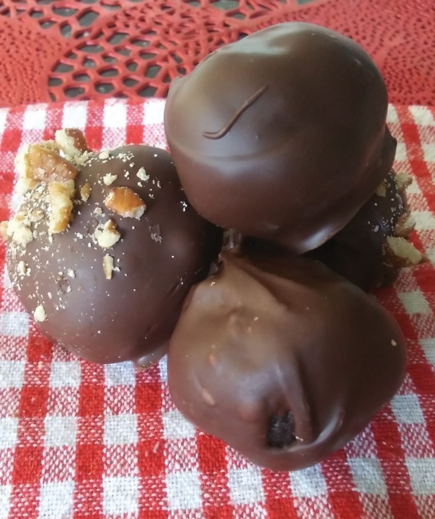 Sugar-free truffles.