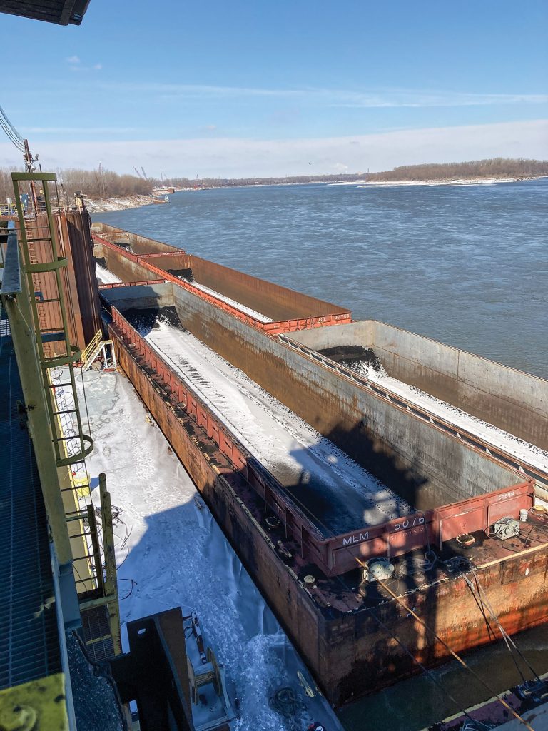 The Hall Street Terminal is located north of downtown St. Louis, across the river from the lower end of the Chain of Rocks Canal. (Photo courtesy of ACBL)