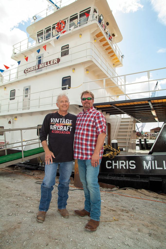 Raymond Butler with Chris Miller. (Photo by Frank McCormack)