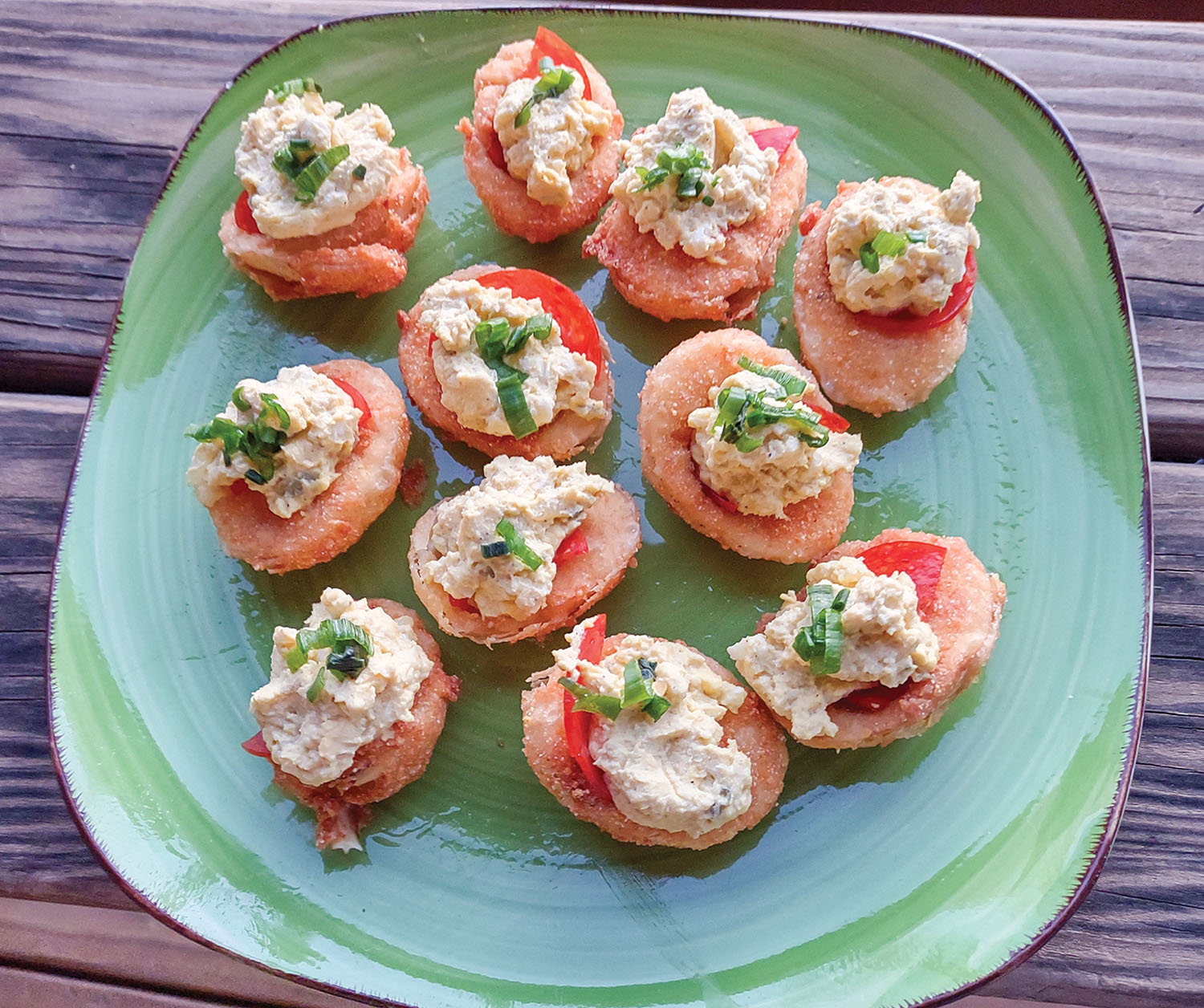 Fried Deviled Eggs.