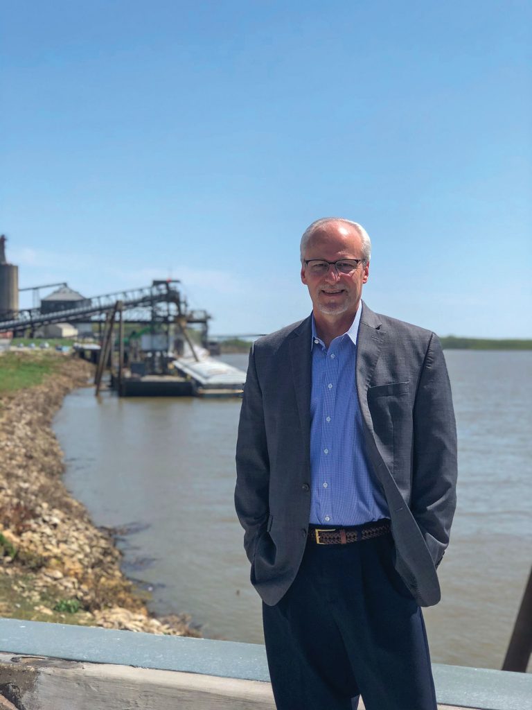 Phil Wilzbacher, the director of Ports of Indiana-Mount Vernon, is retiring this month after 19 years of service. That makes him the longest serving port director in the statewide port authority’s 60-year history. (Photo courtesy of Ports of Indiana)