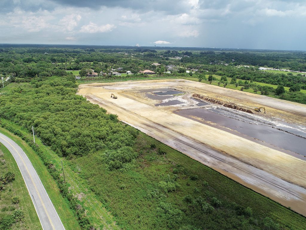 BV-11 is a dredged material management area in Brevard County, Fla., that is under construction on the Atlantic Intracoastal Waterway.