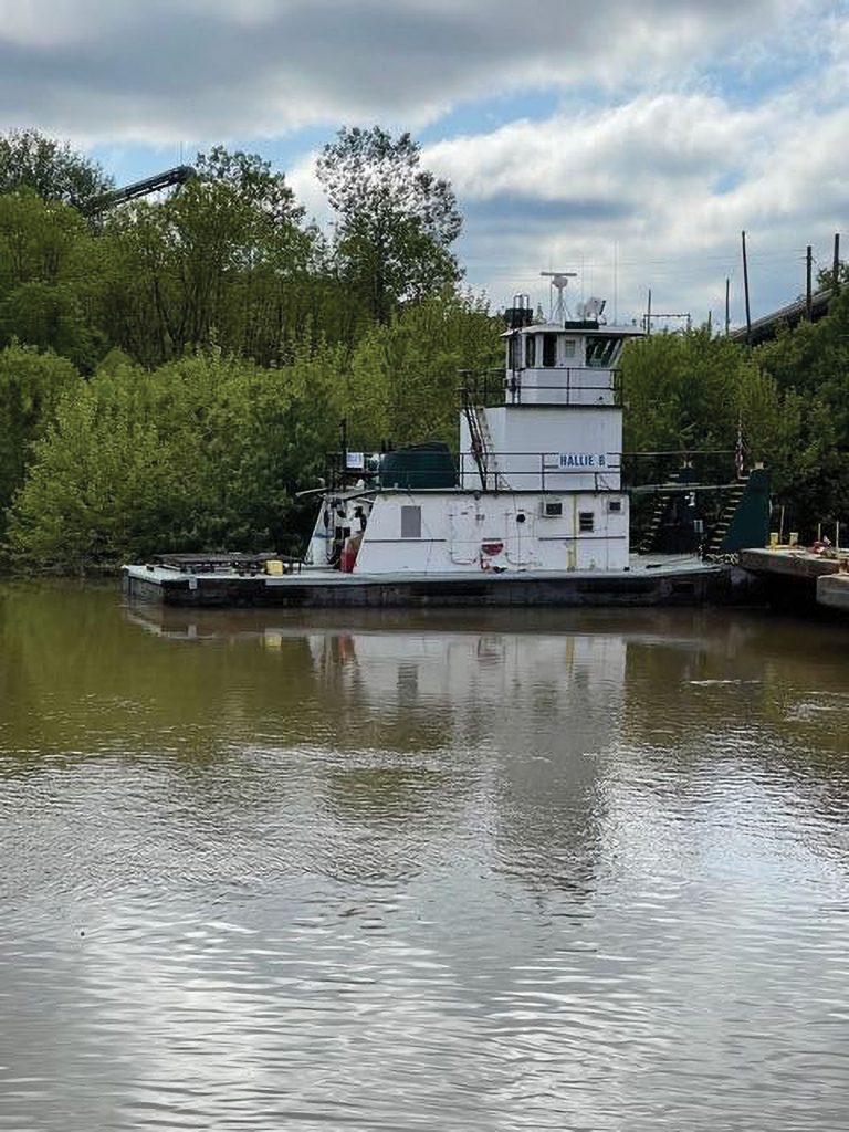 The mv. Hallie B.