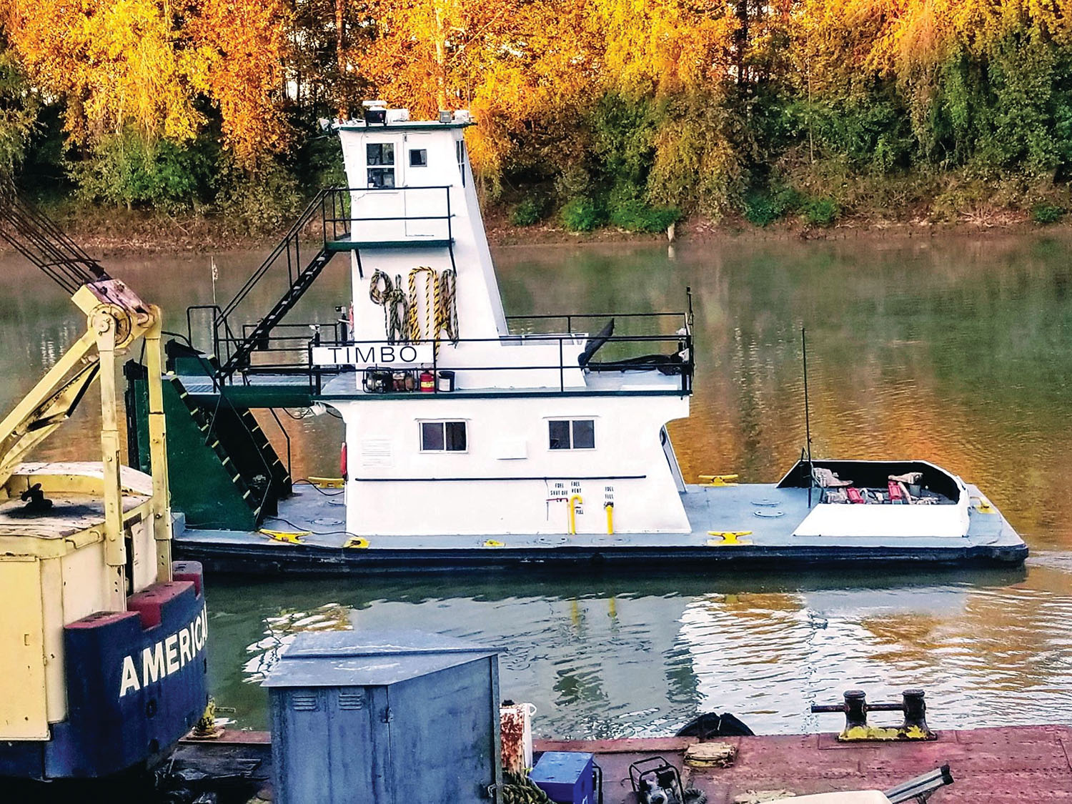 Wabash Marine has put the mv. Timbo up for sale, following the end of the coal-barging business on the Green River.