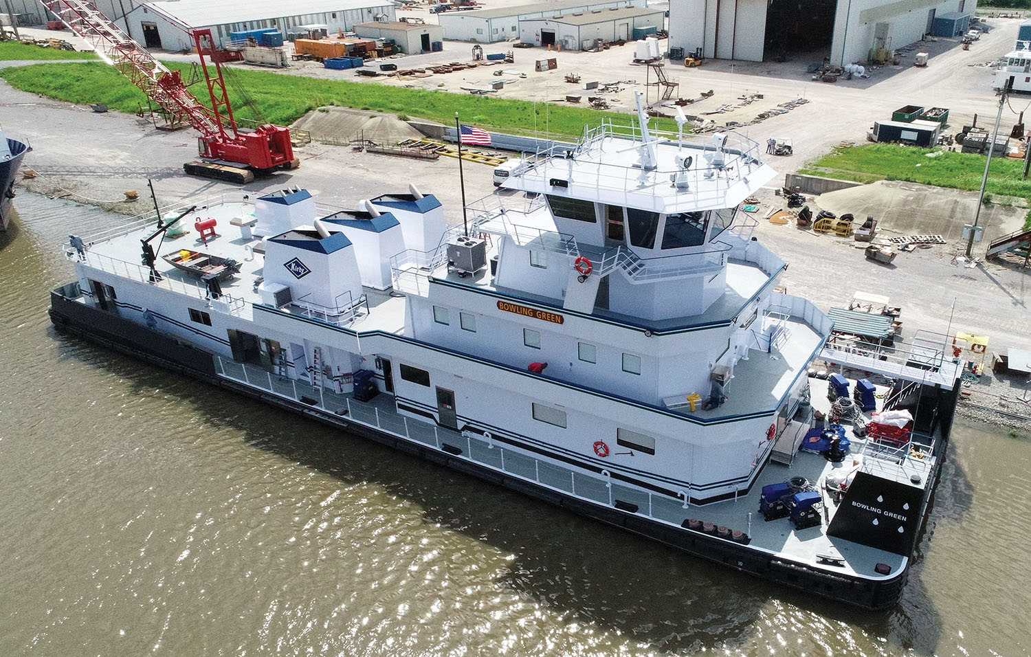 Kirby will operate the 6,600 hp., triple-screw towboat on a long-term lease from Hines Furlong Line.