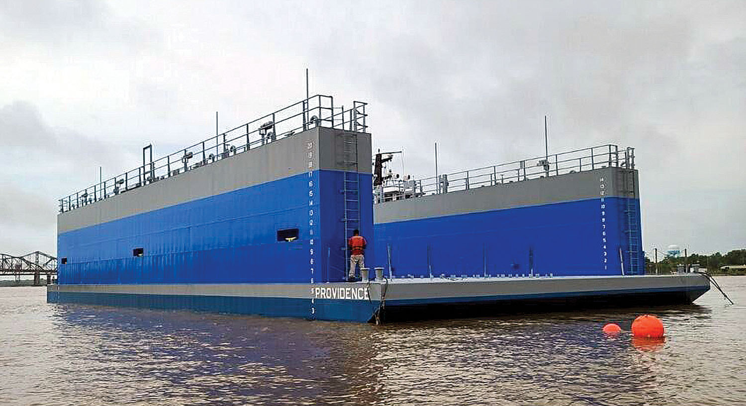 New 500-ton drydock was designed by JMS Naval Architects.