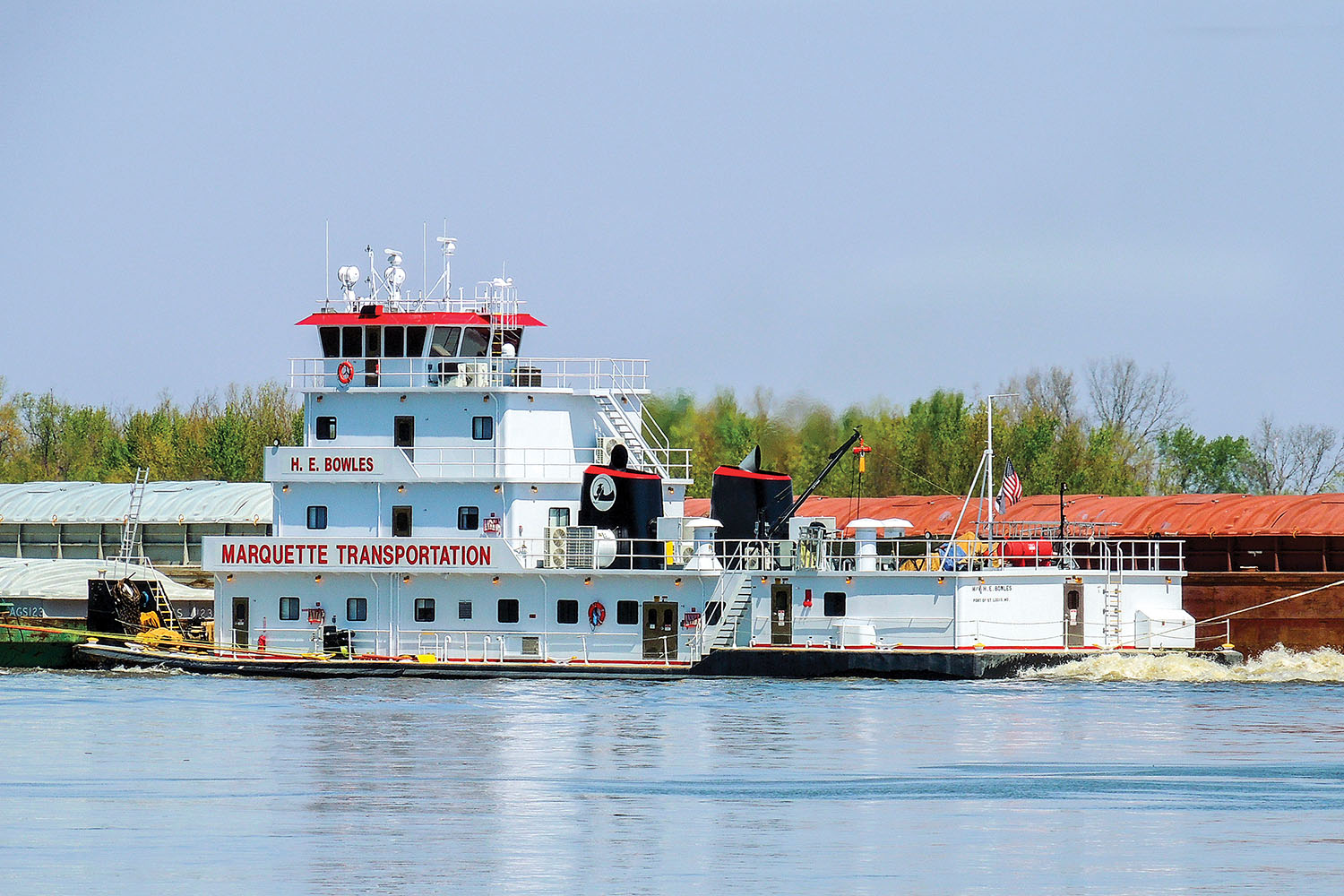 The mv. H.E. Bowles was completely rebuilt on the hull of the former mv. George King, which was destroyed in a fire in January 2018. (Photo by Mike Herschler)