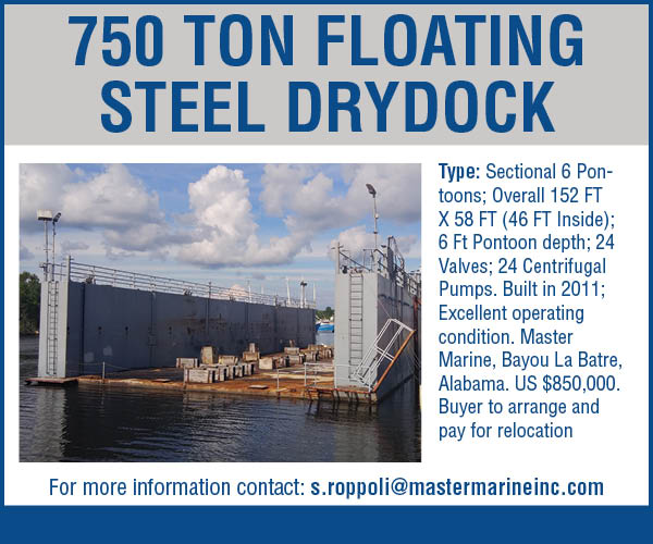 MasterMarine_300x250_FDD_2022 (002) 750 Ton Floating Steel Dry Dock