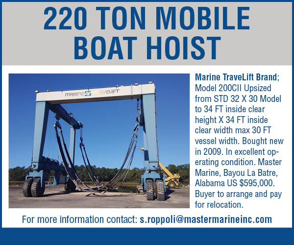 Mobile Boat Hoist