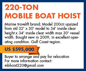 300x250_Oct21 (007) 220 Ton Mobile Boat Hoist
