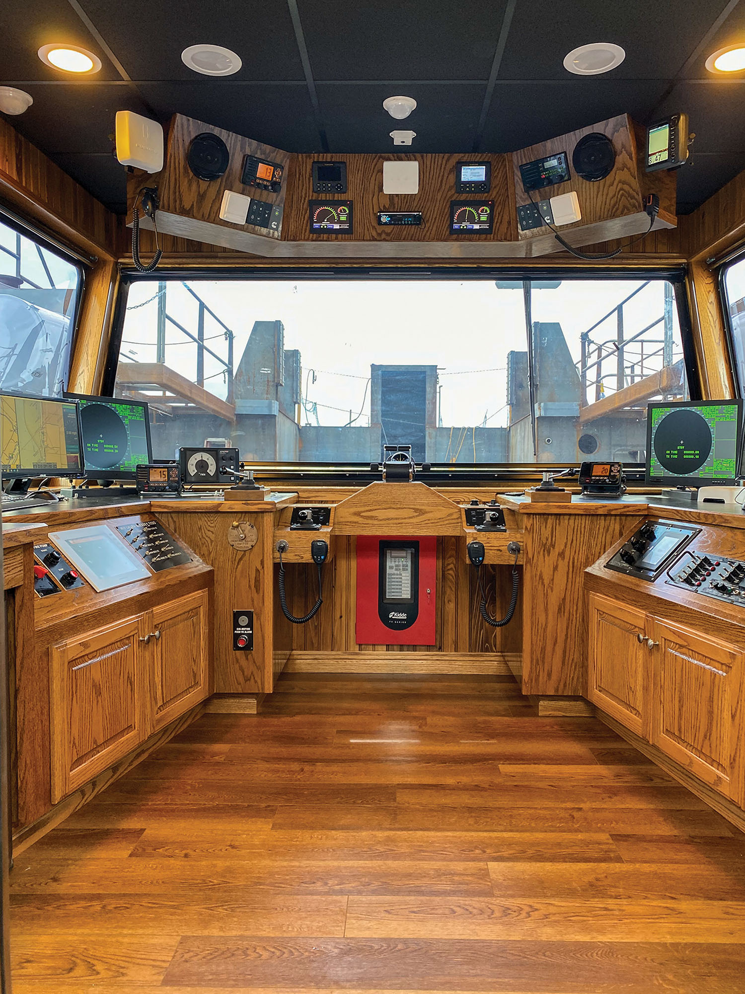 pilot house provided by vessel repair
