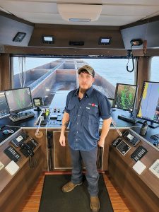 Chief Engineer Chris Latham. (Photo by Logan Aldridge)