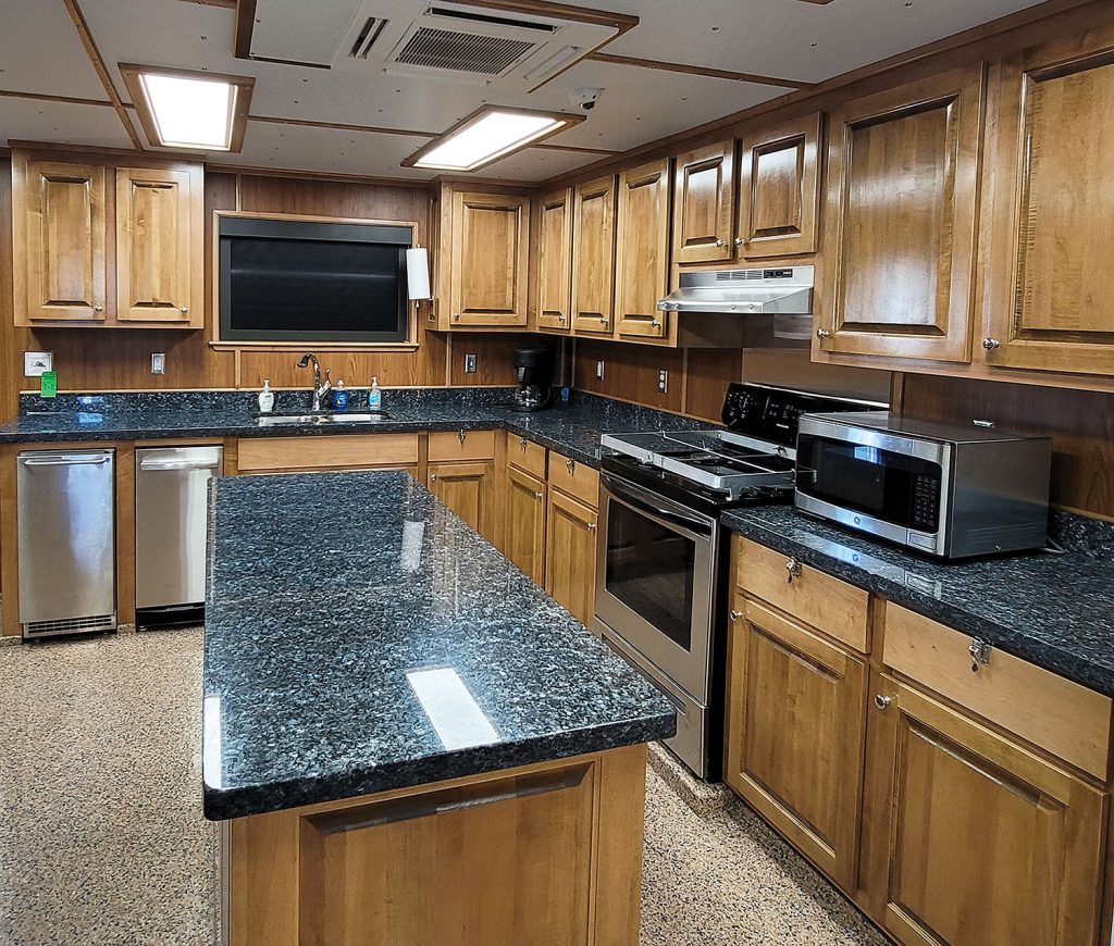 Galley of the Steven Sikes. (Photo courtesy of Steiner Shipyard)