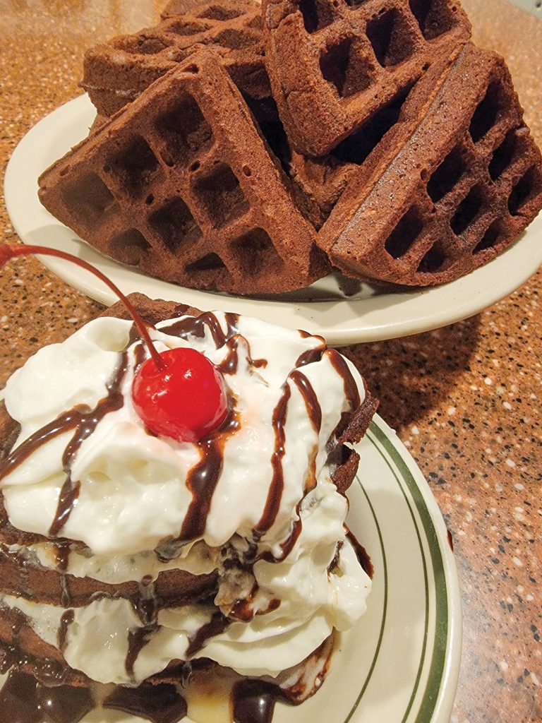 Waffle brownie.