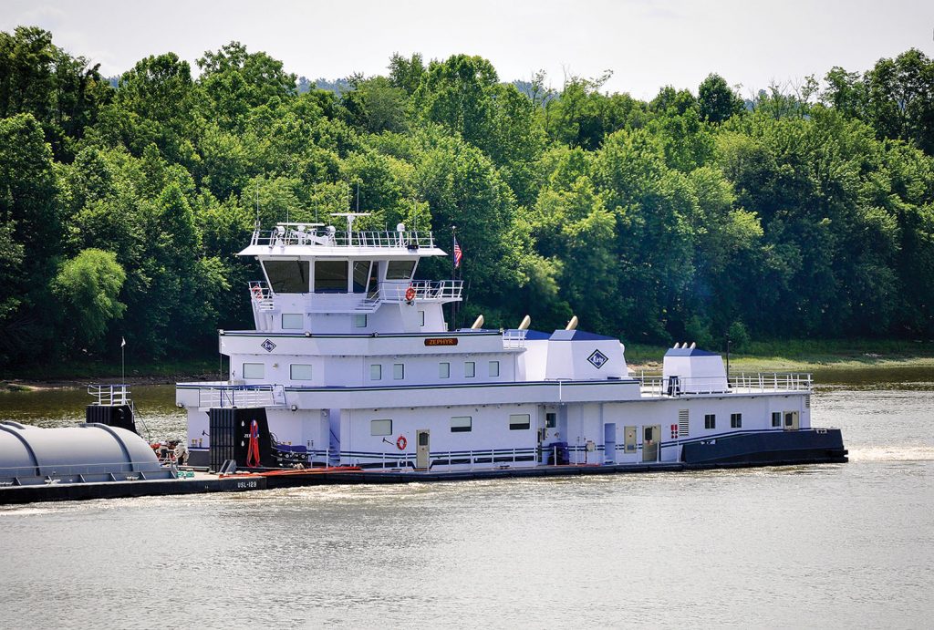 The Zephyr near Paducah, Ky. (Photo by Fran Mullen)