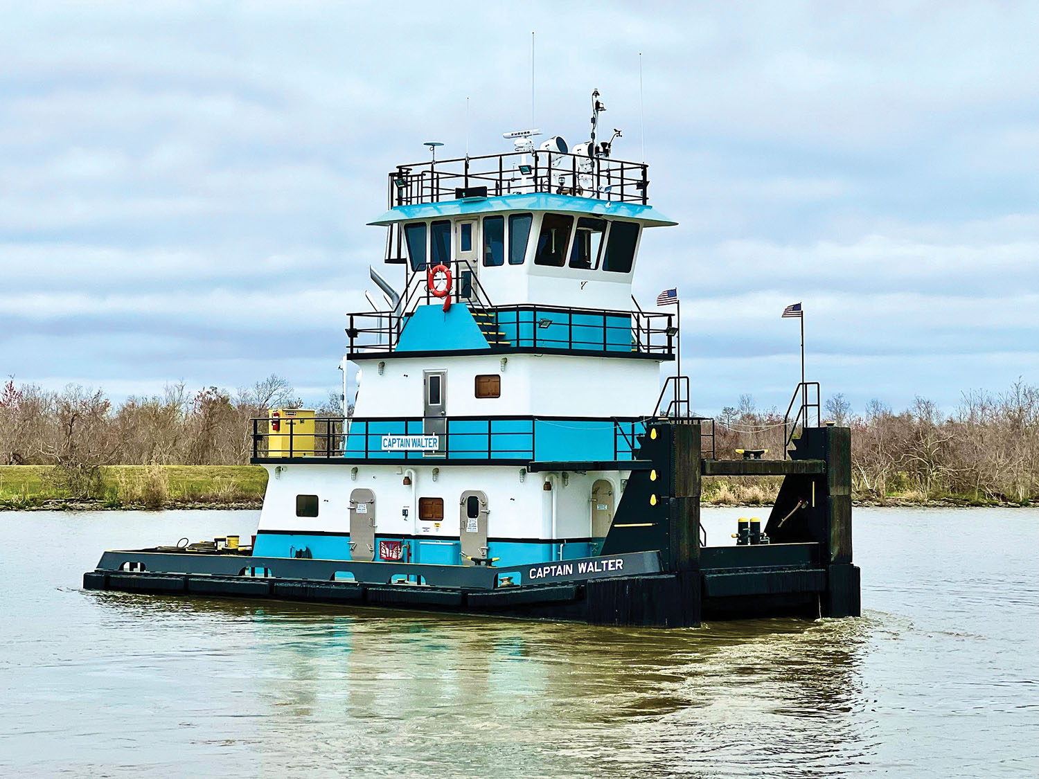 The mv. Captain Walter was built for Crescent Marine Towing by Eymard Marine Construction & Repair. (Photo courtesy of Crescent Marine Towing)