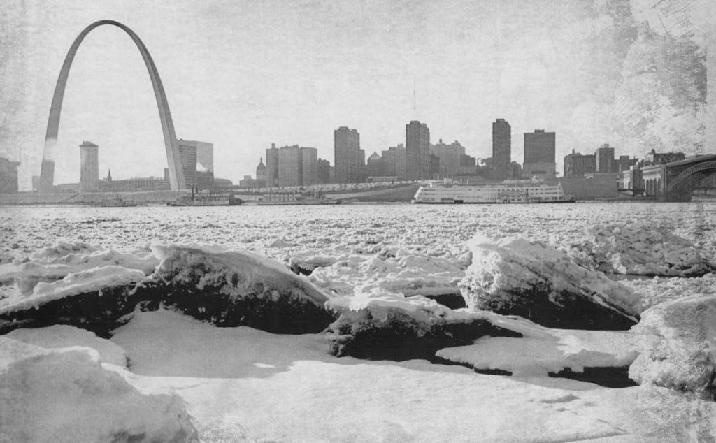 A miserable winter day at St. Louis in 1973. (Keith Norrington collection)