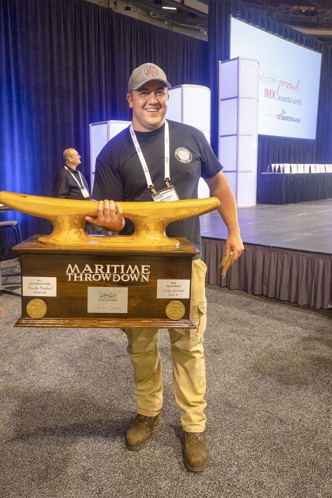 Anthony Pettry of Amherst Madison was the winner of the Maritime Throwdown. (Photo by Lauren Gosling)