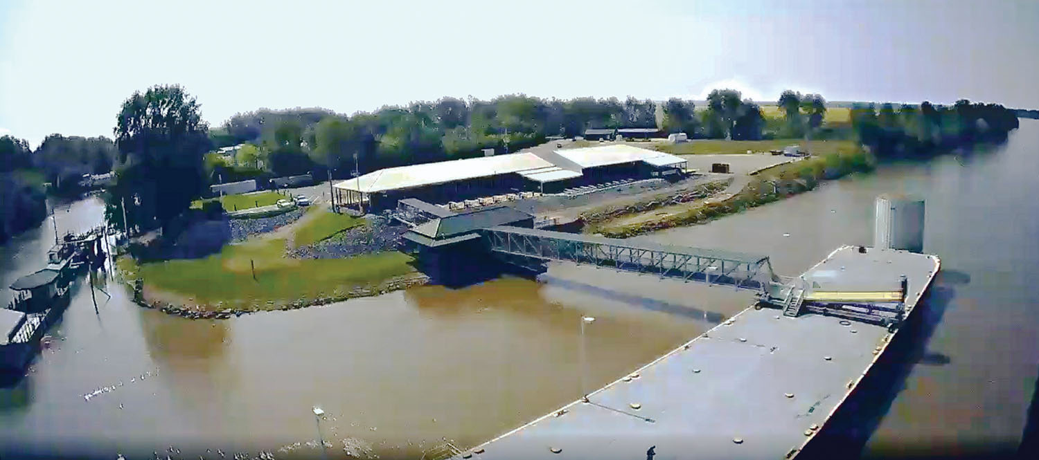 Inland Marina in Evansville, Ind., is the former home of LST-325. Tourism officials hope to renovate it so that Evansville can become a port of call for visiting river cruise ships. (Photo courtesy of Visit Evansville)