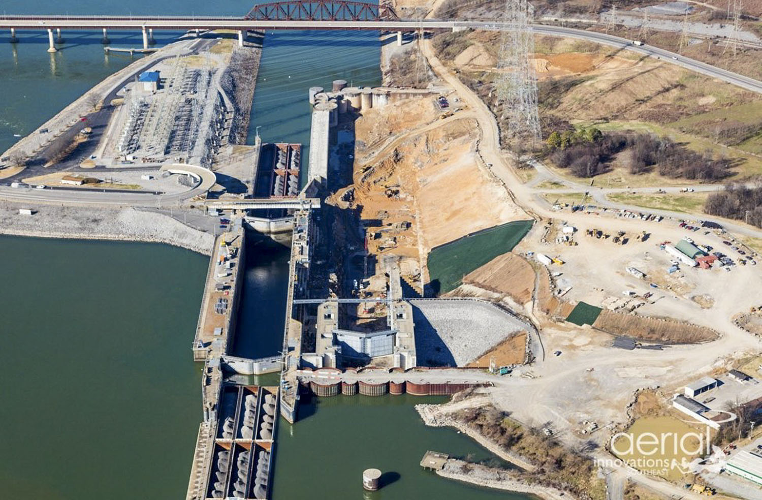 The Corps of Engineers expects an updated estimate in mid-May that will show how much costs have gone up for the Kentucky Lock Addition Project and how long it is now expected to take to complete. (Photo courtesy of the Nashville Engineer District)