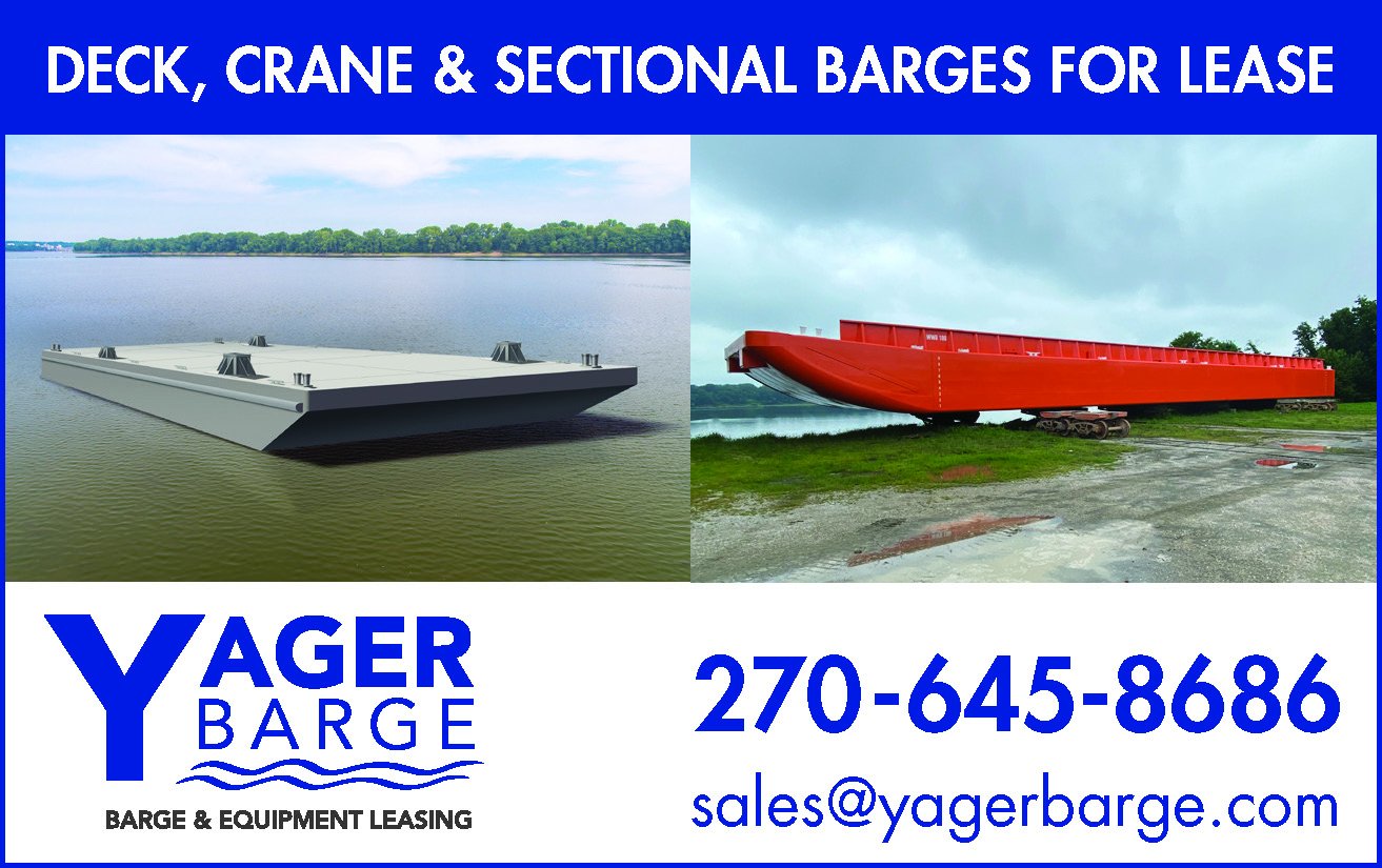 Yager Barge Deck And Crane Barge Ad