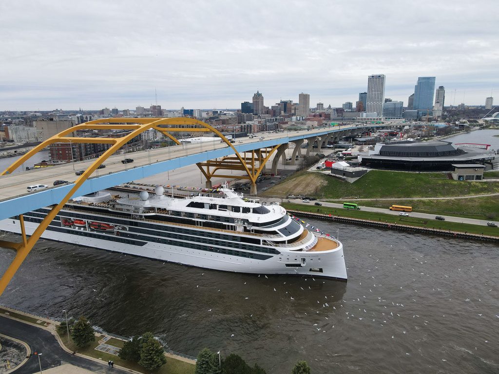 The Viking Octantis in Milwaukee, May 6, 2022.