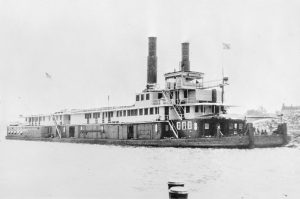 The steamer Minnesota after conversion to prop