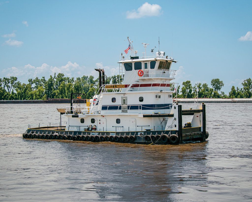 The 1,800 hp. mv. Harold B. Warren was acquired last year and refurbished. (Photo courtesy of Ingram Marine Group)