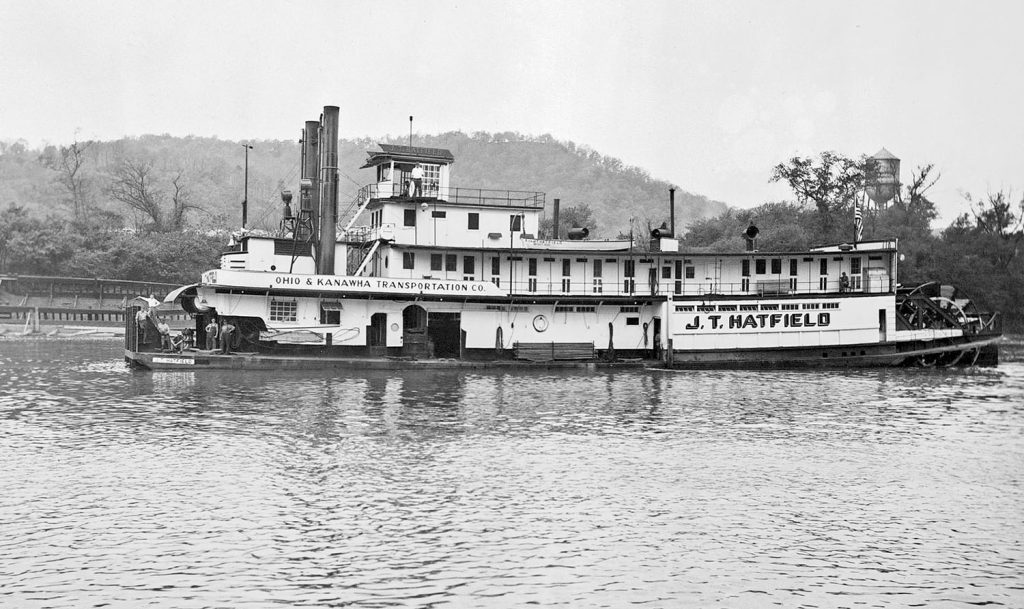 Posed photo soon after being named J.T. Hatfield. (David Smith collection)