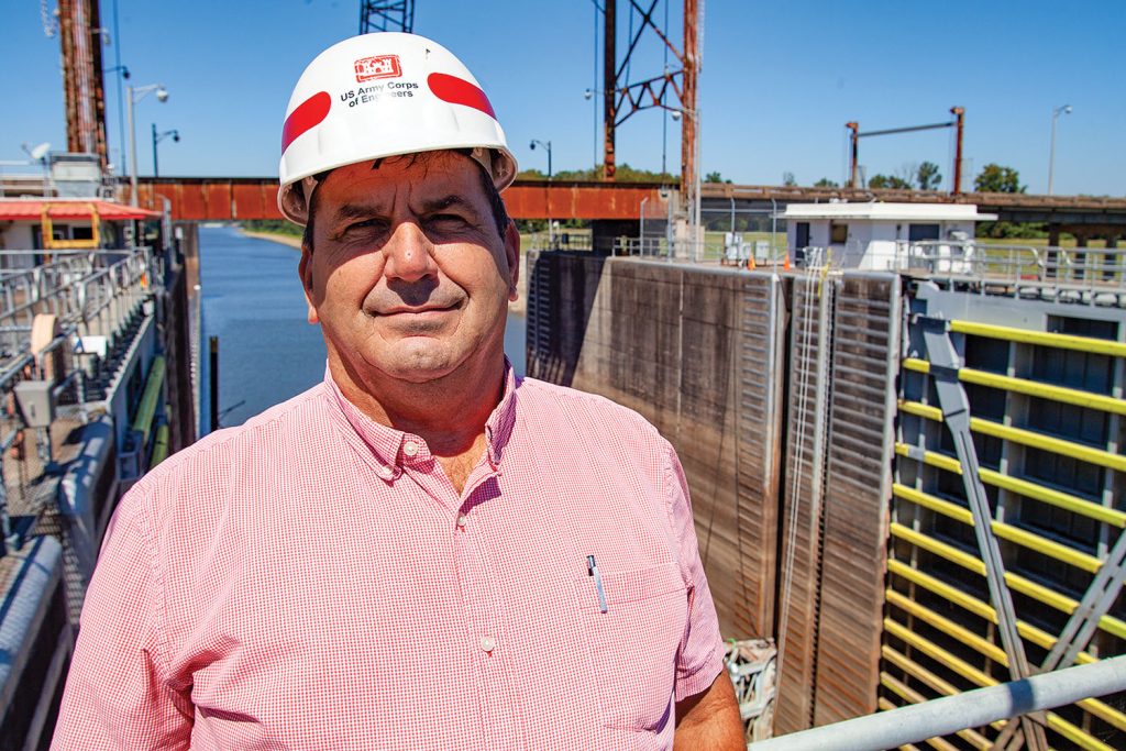 Russell Beauvais, New Orleans District’s Old River operations manager.