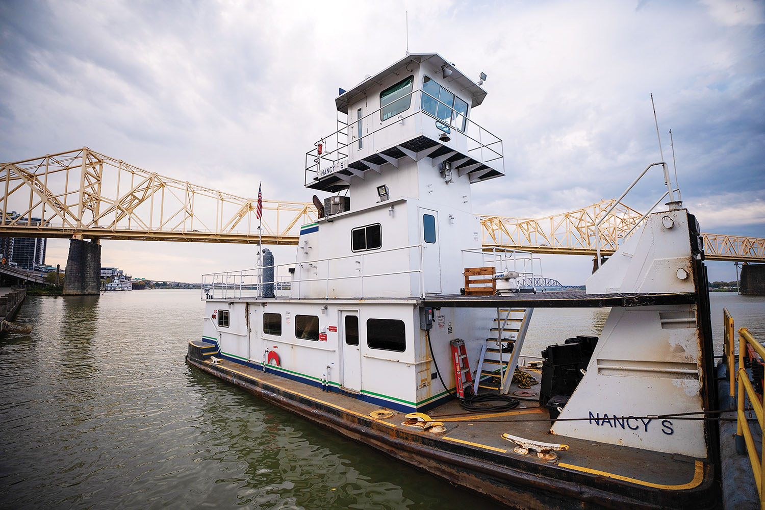 American River Transportation Company (ARTCO) has donated the former mv. Nancy S to nonprofit river cleanup organization Living Lands & Waters to help with its missions of cleaning the river, protecting the environment and educating others about the importance of preserving the nation’s inland river system. (Photo courtesy of Living Lands & Waters)