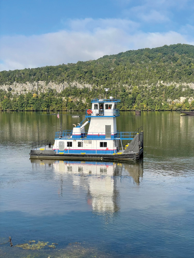 Serodino Delivers Mv. Clyde To Logsdon Tug Service