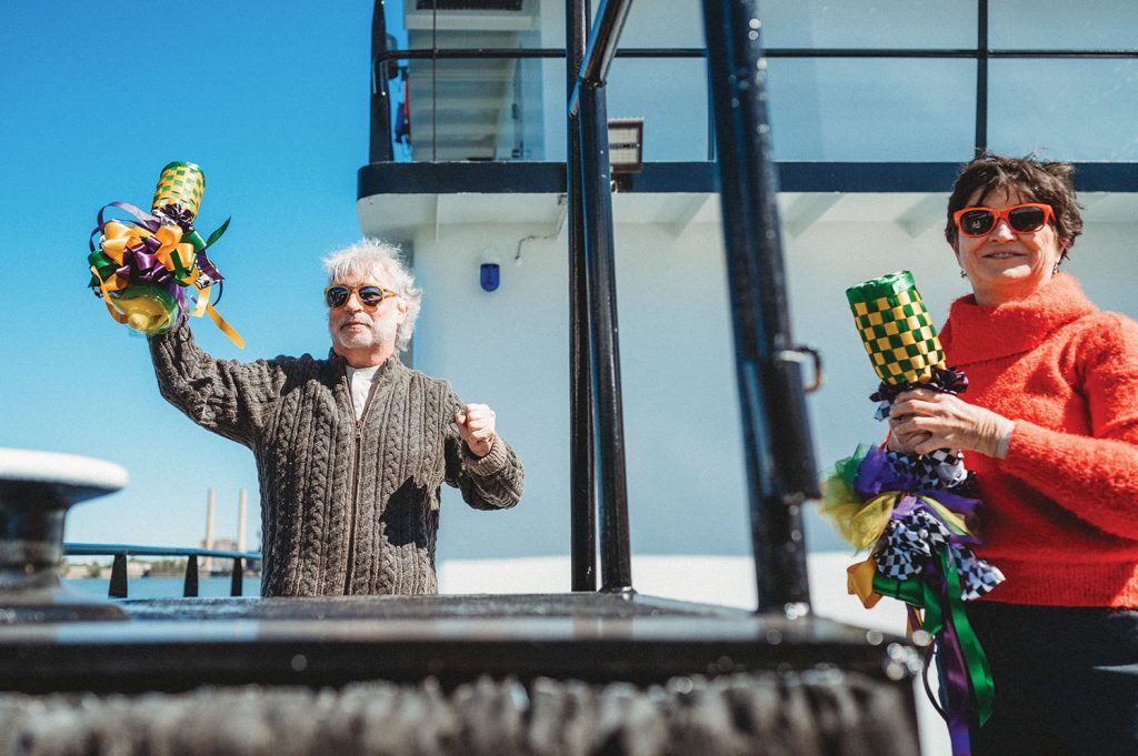 Jacques and Amelia Leonardi. (Photo by Katie Sikora courtesy of Buffalo Marine)