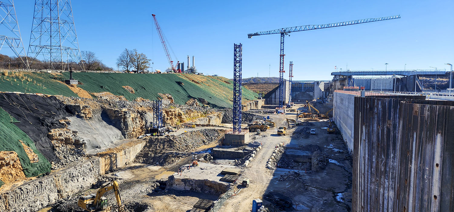 First Concrete Pour For Kentucky Lock Project