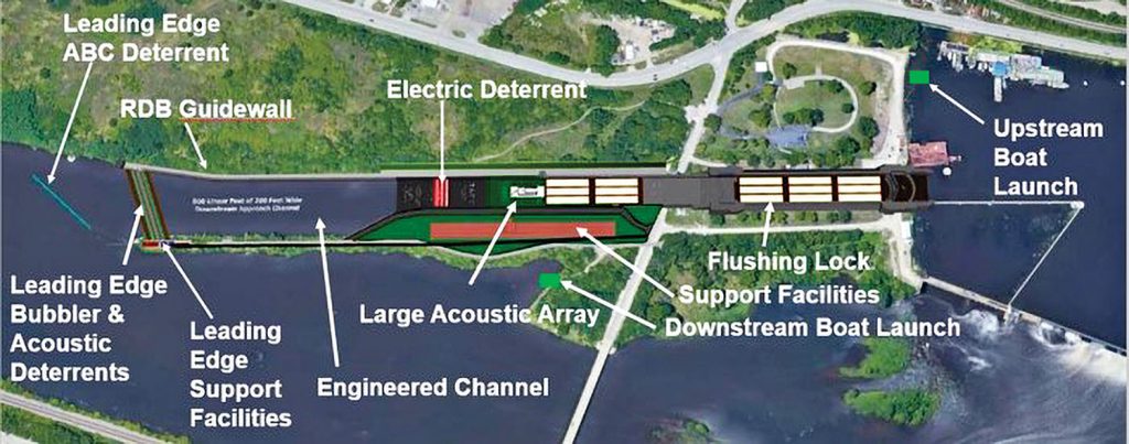 Latest project plan.(Graphic courtesy of the Rock Island Engineer District)