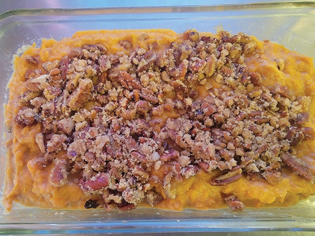 Copycat Cracker Barrel sweet potato casserole