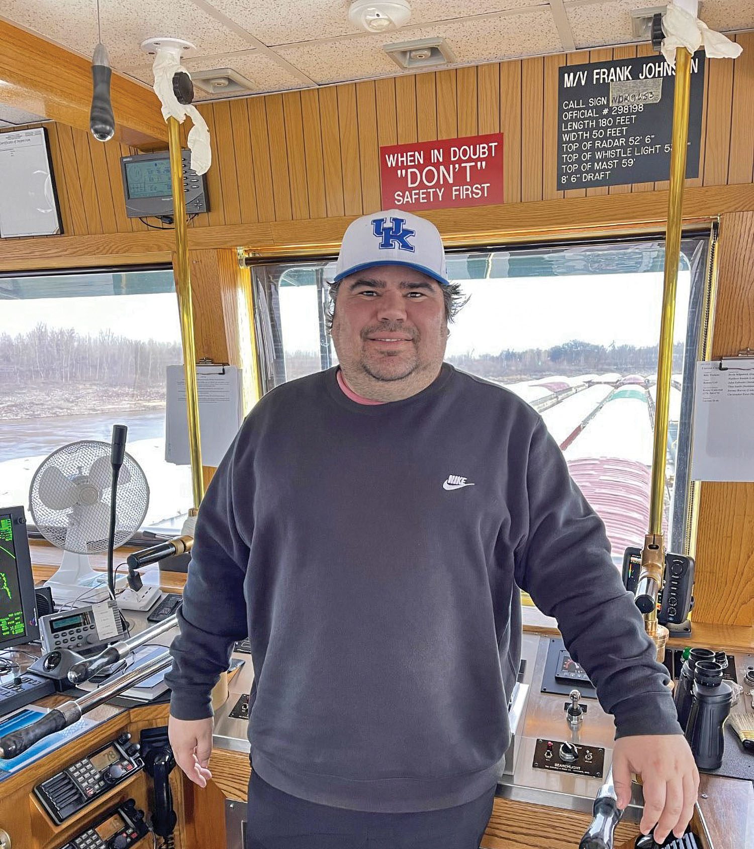 Pilot Roman Cail, Ingram Barge Company