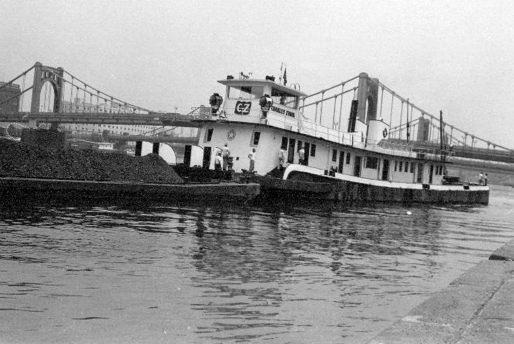 As the Charles Zubik at Pittsburgh. (Dan Owen Boat Photo Museum collection)