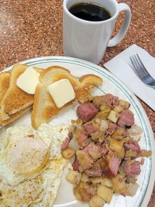 Corned beef hash.