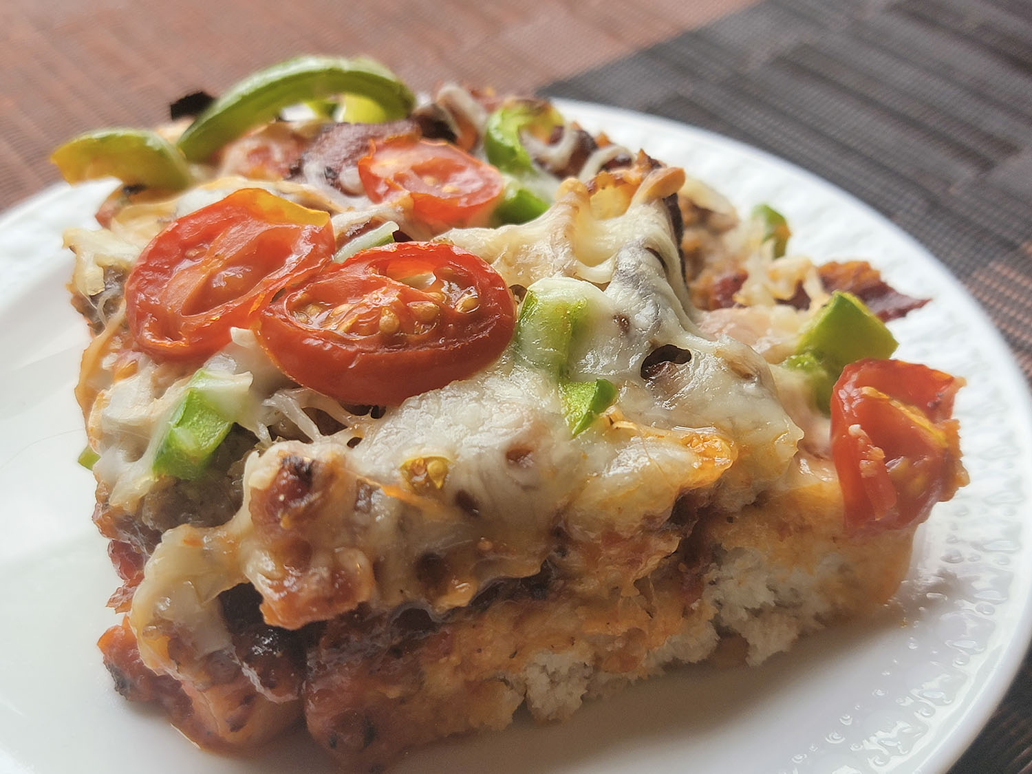 Canned biscuit pizza.