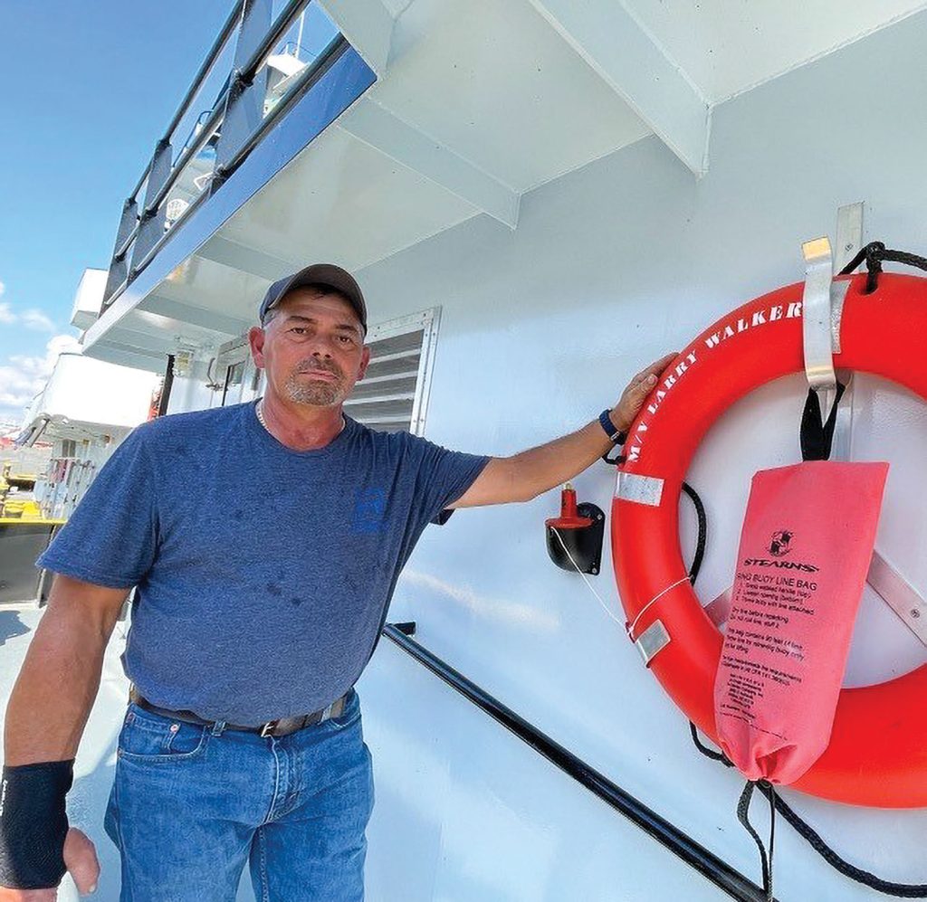 A 33-year employee, Larry Walker is currently the urea ammonium nitrate cargo superintendent for Southern Devall Towing. (Photo courtesy of Southern Devall Towing)