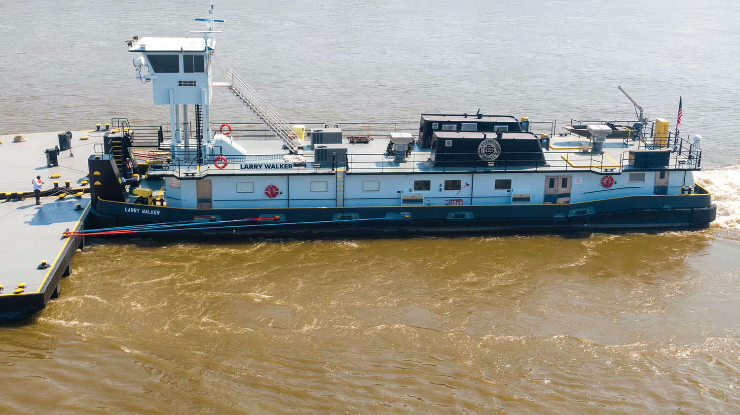 New Southern Devall Towboat Honors Longtime Employee Larry Walker