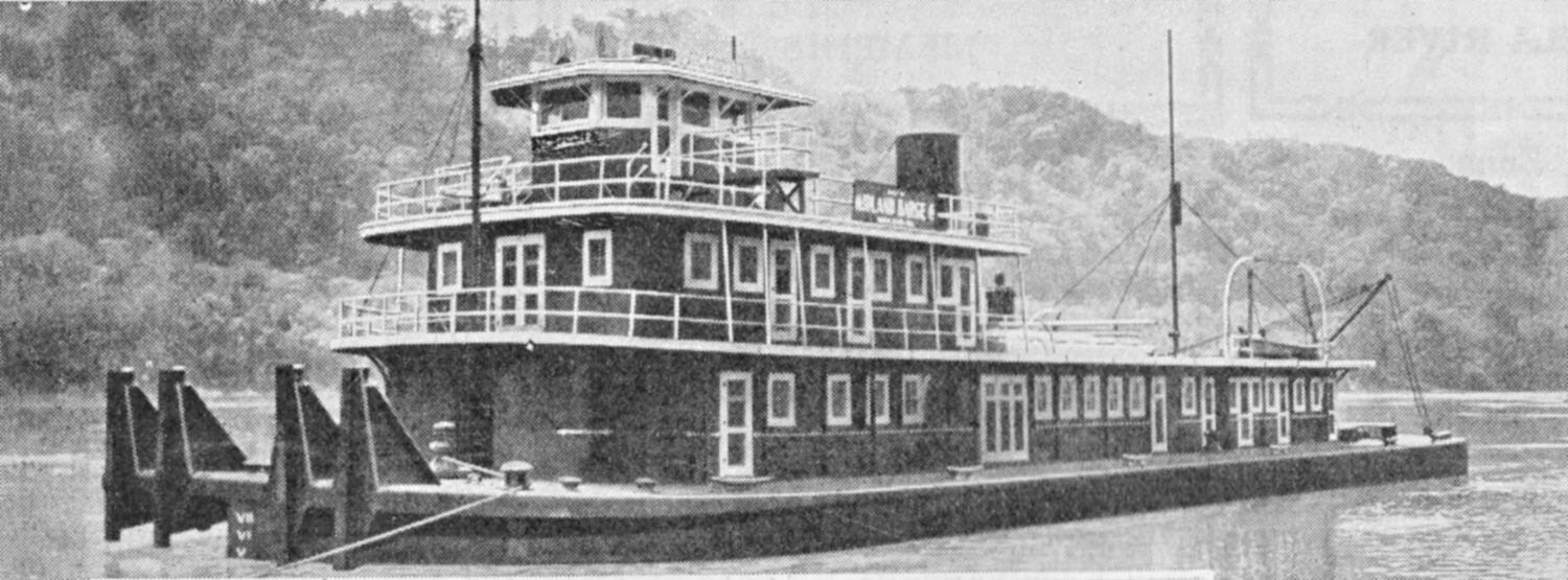The mv. Franklin D. Roosevelt new at Midland from McIntosh & Seymour ad in the June 15, 1935, WJ. (David Smith collection)